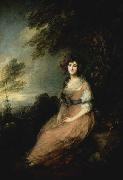 Thomas Gainsborough Mrs. Richard B. Sheridan Sweden oil painting artist